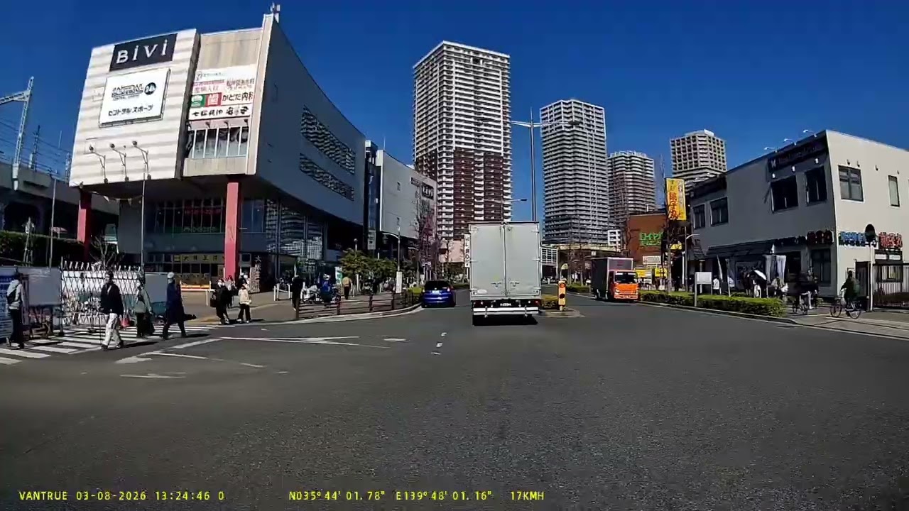 道路走行／水神大橋〜南千住経由〜白鬚橋（2026.03.08）