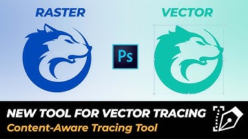 Photoshop New Tool For Vector Tracing | Content Aware Tracing Tool