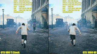 GTX 1060 Overclocked Vs GTX 980 TI Assassin's Creed Unity 1080p Frame Rate Comparison