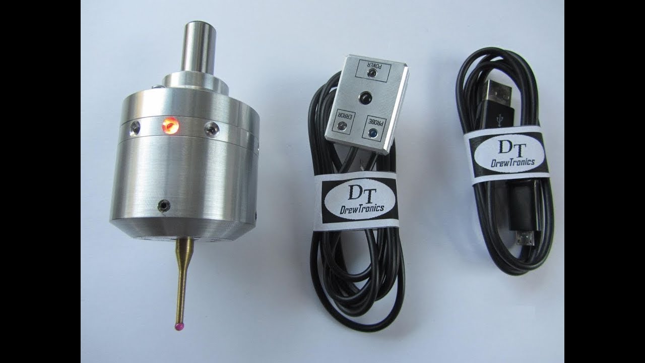 Drewtronics s5100 probe Video 2 Finding bore center with wireless probe ...
