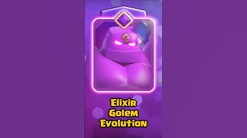 🟣💧Elixir Golem Evolution #clashroyale