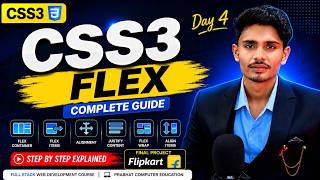 Full Stack Web Development | CSS Flex Tutorial | CSS Day 4 | Flexbox Layout in Hindi