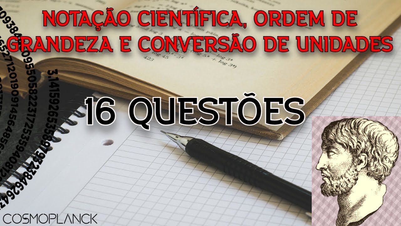 Lista de Exercicios - Notação Científica e Conversão de Unidades