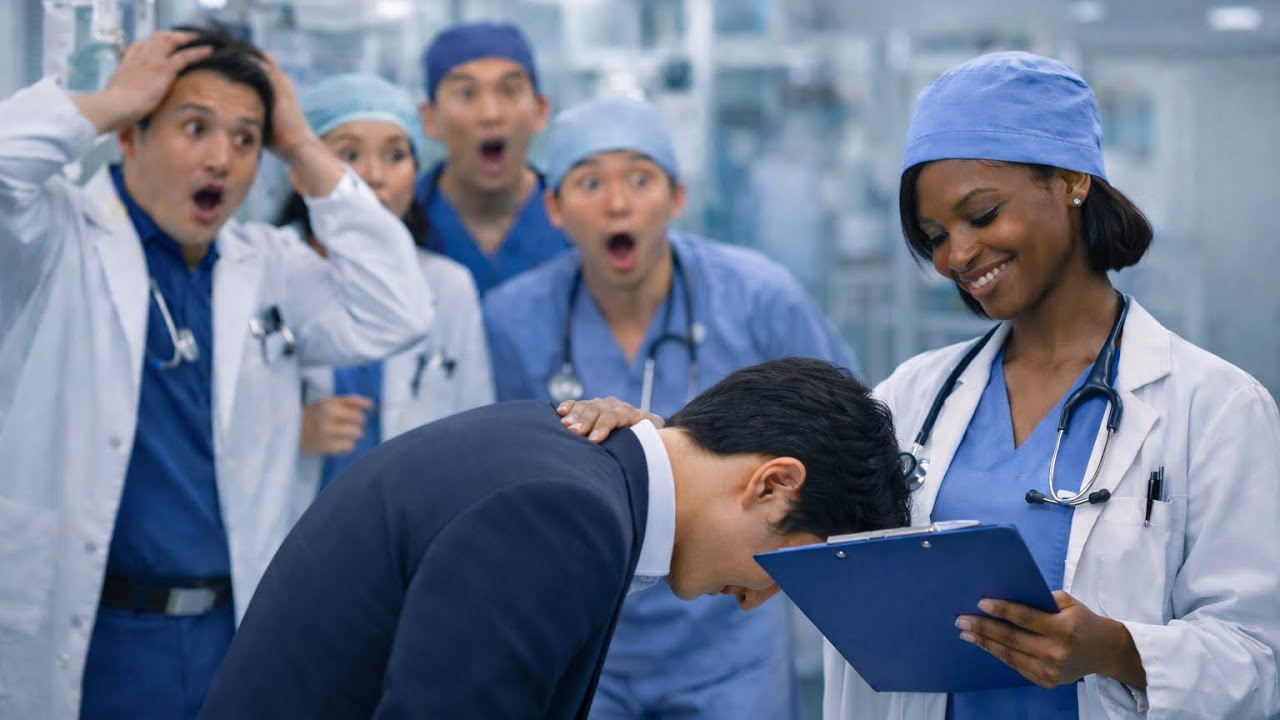 Korean Doctors Laughed At The New Black Nurse Until The Korean Billionaire Called Her Boss