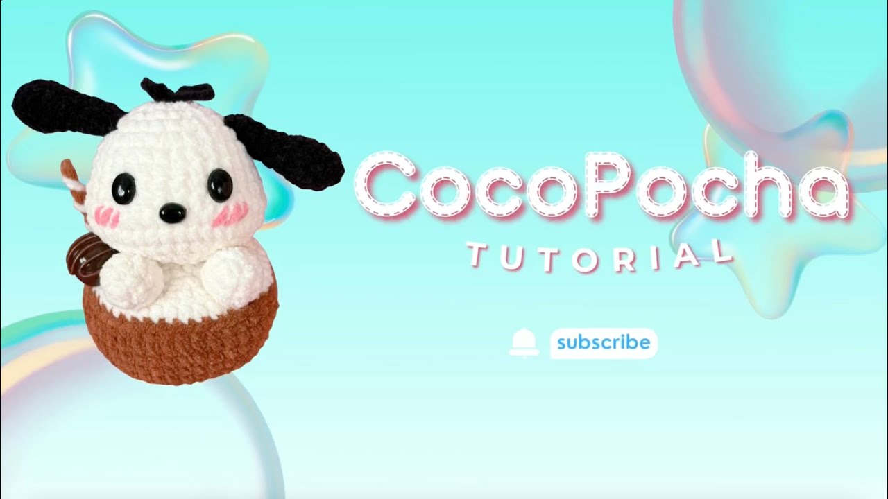 Crochet Coco Pochacco Plush | Tropical Amigurumi Tutorial - YouTube