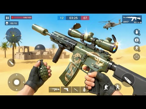 FPS Commando Shooting Game - Counter Terrorist Mission - Android GamePlay #4