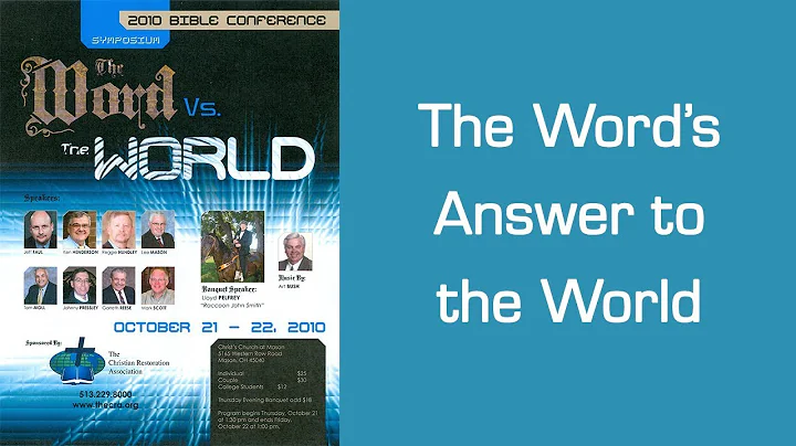The Word's Answer to the World - Tom Moll