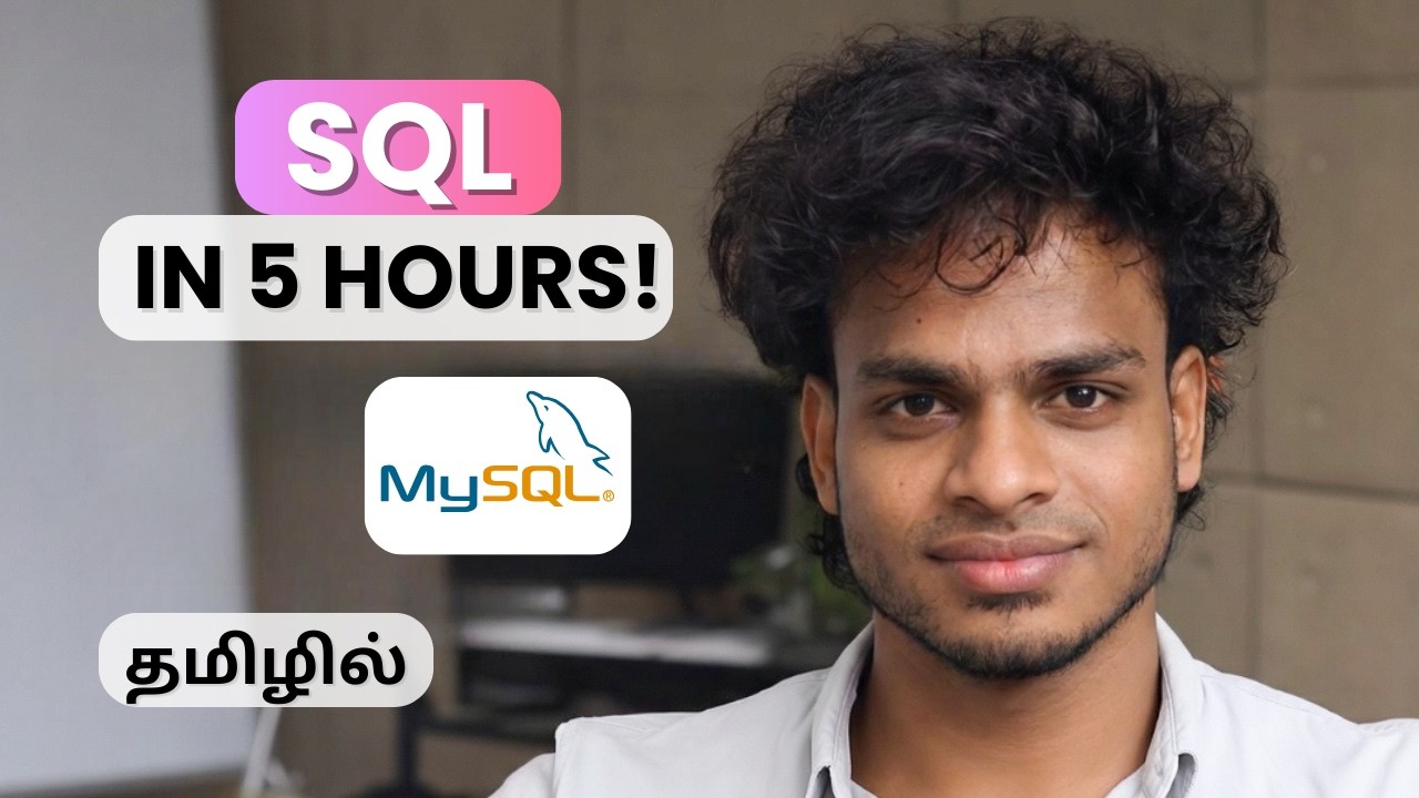 SQL Masterclass in Tamil | Complete Database Training by Data Scientist