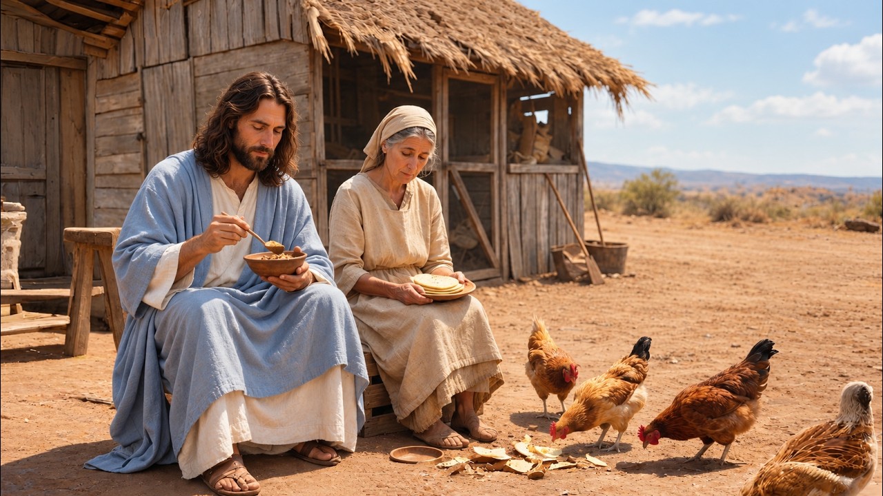 ERA SEU ÚLTIMO PÃO… ELA O DIVIDIU COM UM DESCONHECIDO, SEM SABER QUEM ELE REALMENTE ERA