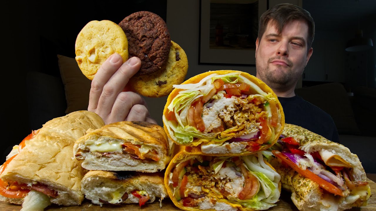 ASMR SUBWAY MUKBANG | DAVE KAY ASMR