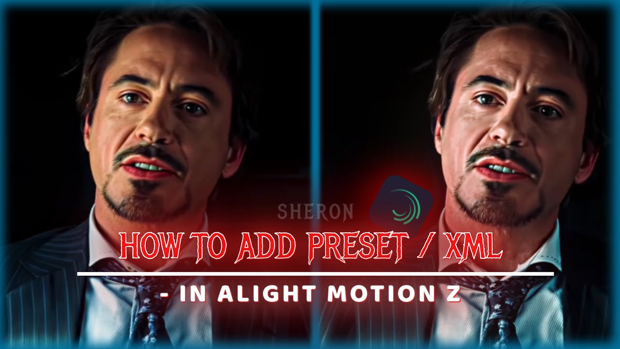 How To Add Preset/XML In Alight Motion Z | New Tutorial - YouTube