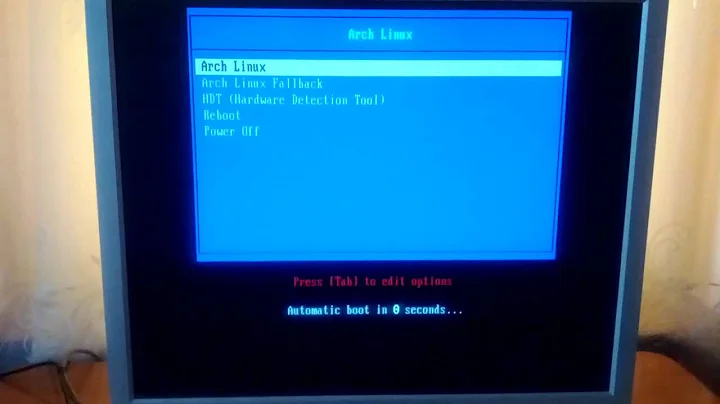 Arch Linux boot time - 8second, systemd + ssd from start to chromium
