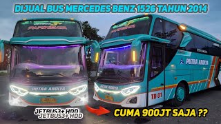 DIJUAL BUS MERCEDES BENZ 1526 TAHUN 2014 CUMA 900JT SIAP DIPINANG