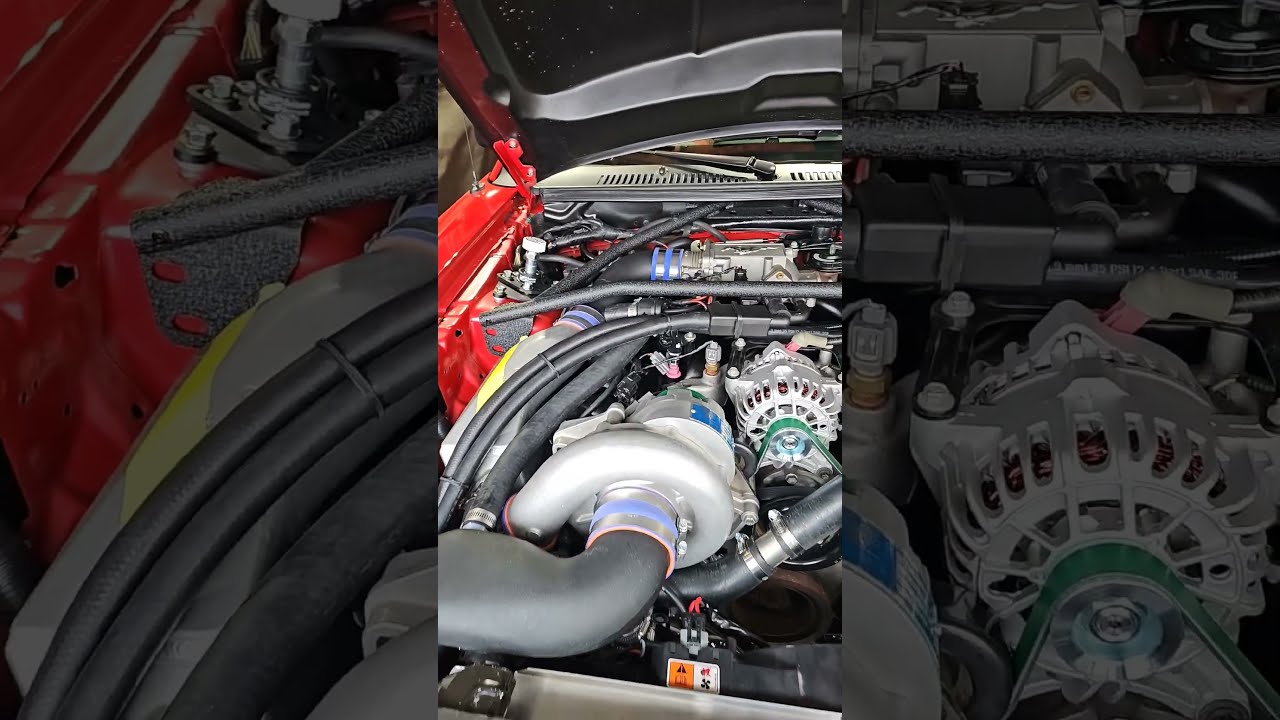 2004 Ford Mustang GT Vortech V2 Supercharger Kit With Cooler Installed 