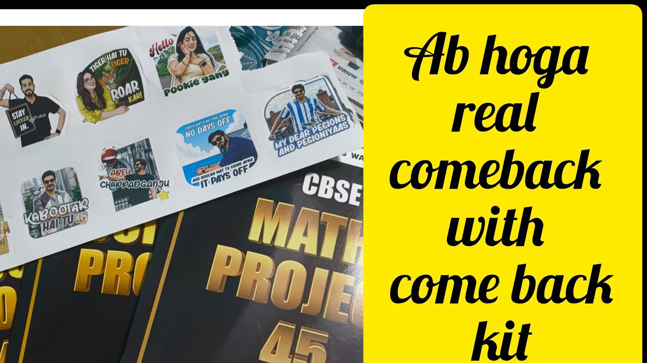 Project 45 comeback kit unboxing class 10th boards, 🛹 PW 🔑 to success 