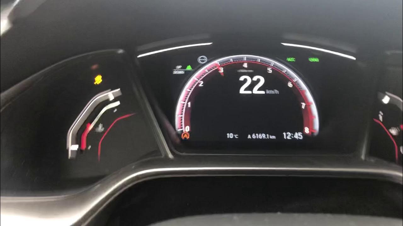 Honda Civic 1.5 Turbo 182 hp acceleration 0-100 km/h - YouTube