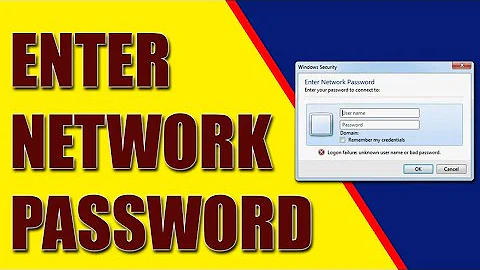 ENTER NETWORK PASSWORD | How to Fix Enter Network Password Credentials in Windows | Telling Tuber
