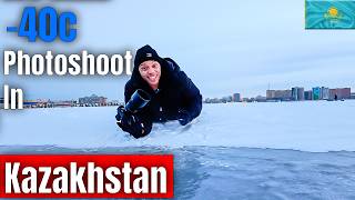 Frozen Lake Photoshoot in Kazakhstan Was CRAZY! | American Expat In Kazakhstan