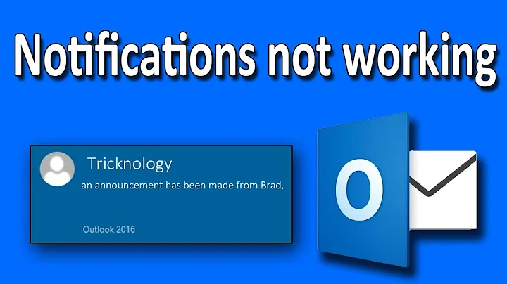 How To Fix Outlook Mail Notification Pop-up Not Working