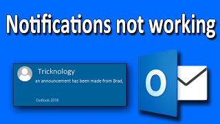 How To Fix Outlook Mail Notification Pop-up Not Working screenshot 5