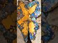 discovery of a lump of blue opal stone covered in gold#gemstones #diamond #jade #gold #agate #opal