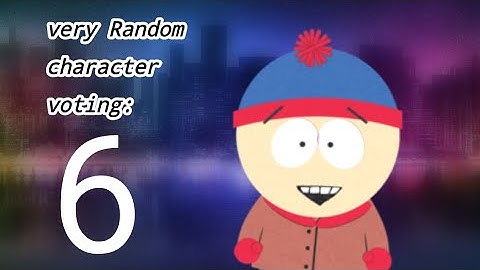 very Random character voting 6