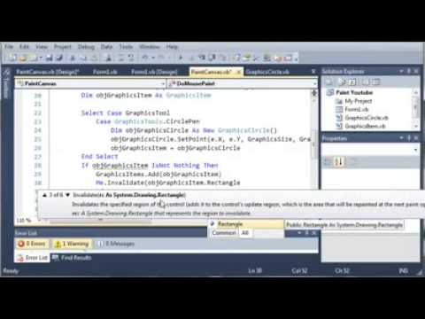 Visual Basic   173   Paint Part 6 Fixing The Screen Flicker