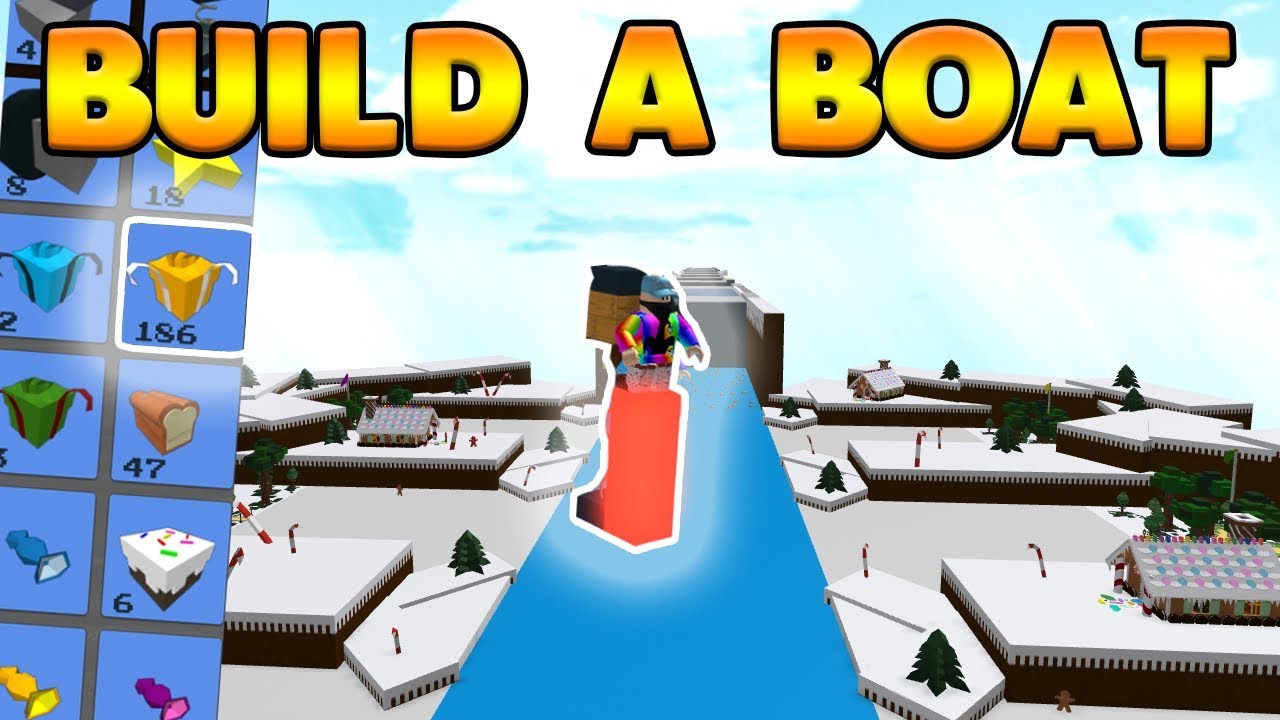 Build A Boat Giant Santa Sleigh Carried By Reindeer By Jessetc Roblox - roblox build a boat for treasure money glitch irobux website