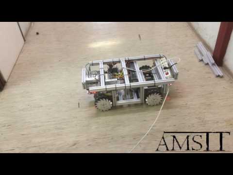AMSTT autonomous mecanum wheel LIDAR vehicle