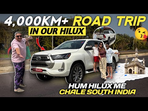 Toyota Hilux 4000km+South India Road Trip | First day Gurgaon to Indore #toyota #roadtrip #family 