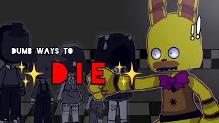 Dumb ways to Die // Fnaf // Afton Family☘️