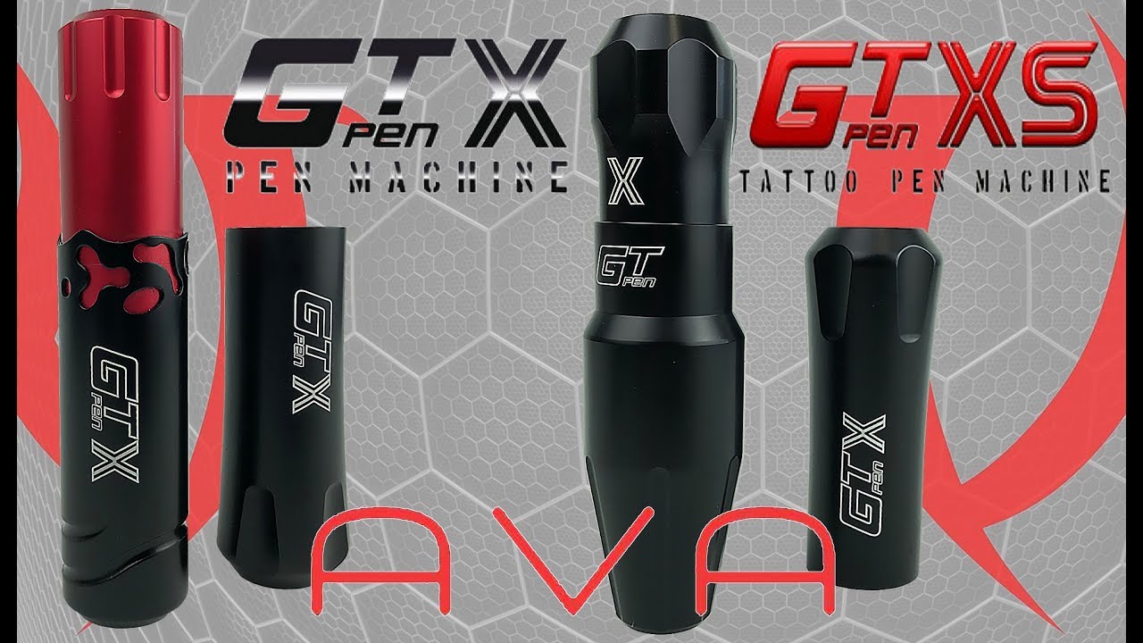 Machine à Tatouer Stylo AVA GTX Rouge - Neuf Sous Blister, Pour Artistes Tatoueurs