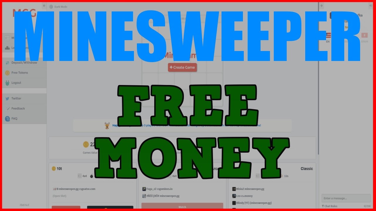 #40 FREE COINS ruletka cs go, roulette mines [MINESWEEPER.GG] [FREE ...