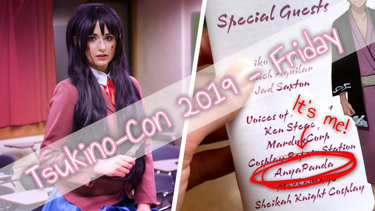 My First Cosplay Guest Appearance! Tsukino-Con 2019 - Friday | AnyaPanda Vlogs