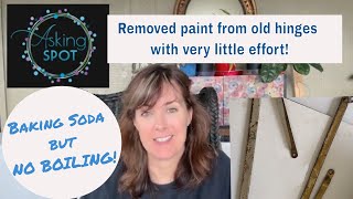 Easy way to REMOVE PAINT from METAL with Baking Soda and WITHOUT BOILING!
