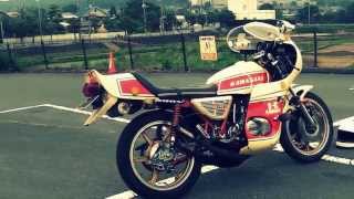 排気音KAWASAKI 400SSカフェレーサーKH400500SS750SS350SS旧車マッハBEET鉄ｻｲﾚﾝｻｰGSCBXRZRGGT380ﾌﾞﾙﾄﾞｯｸﾞ三和ｾﾚｸﾄ