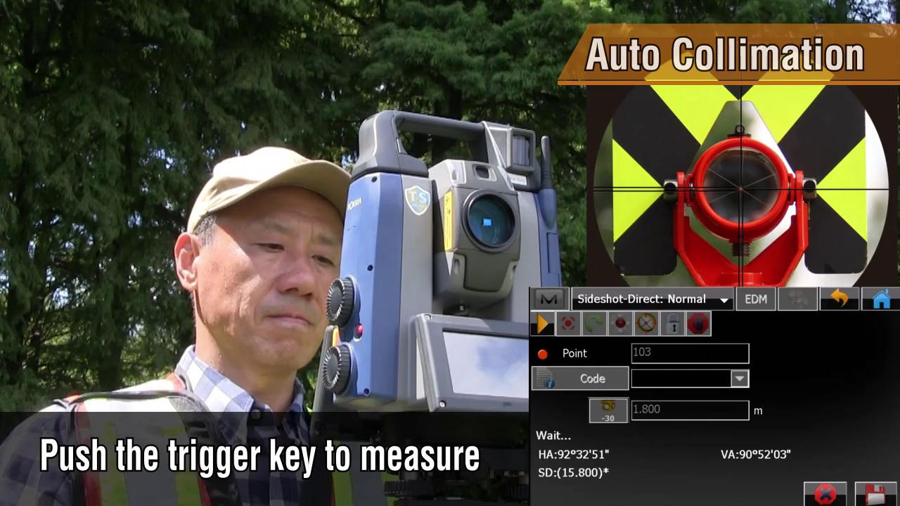 SOKKIA iX TOPO Workflow (Auto-Collimation Model)