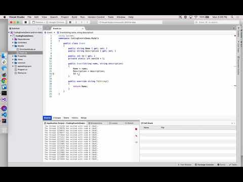 C# Coding Events 2.3 Add Model Identifier