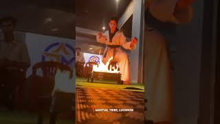 Incredible Fire Marble Break!  Martial Tribe: Best Taekwondo in Jankipuram, Lucknow #Taekwondo #mma