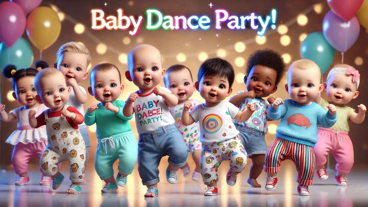 👶 Baby Dance Party! 🎶 Cute & Fun Song for Little Ones! #babydance - YouTube