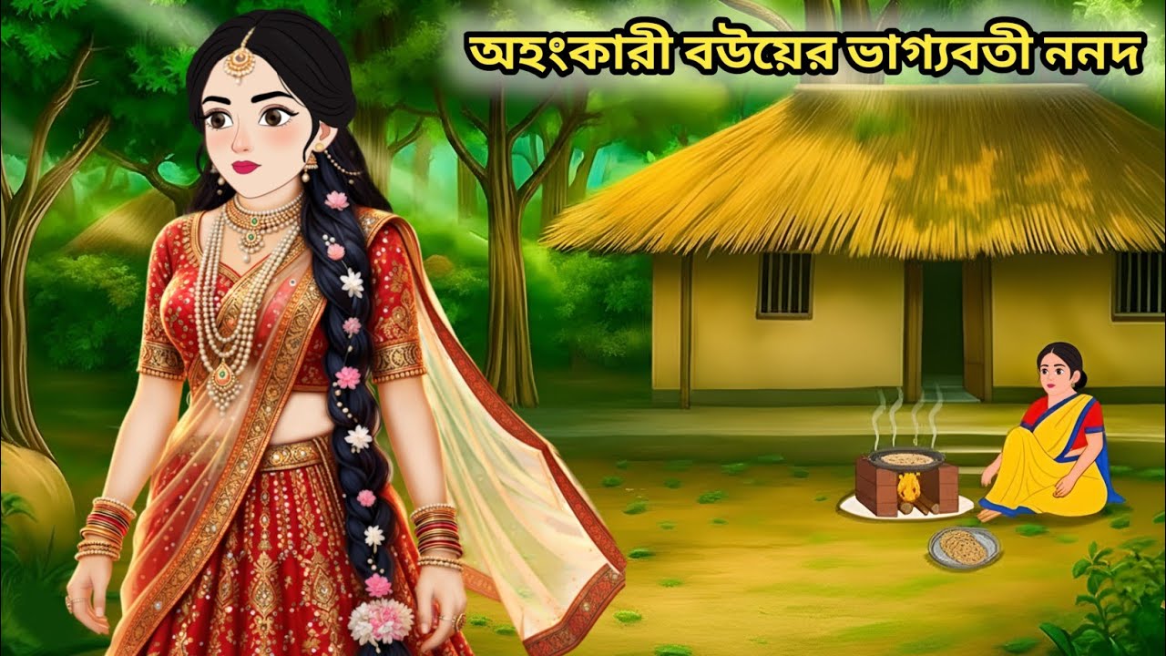 অহংকারী বউয়ের ভাগ্যবতী ননদ।। new bangla cartoon।।Moral Story।। bangla cartoon 