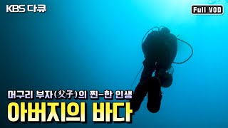 바다를 떠날 수 없었던 머구리 부자(父子)의 찐-한 인생 이야기! 아름답고도 위험한 바다속으로 들어가는 사람들 | “수심 20미터, 아버지의 바다” (KBS 160619 방송)