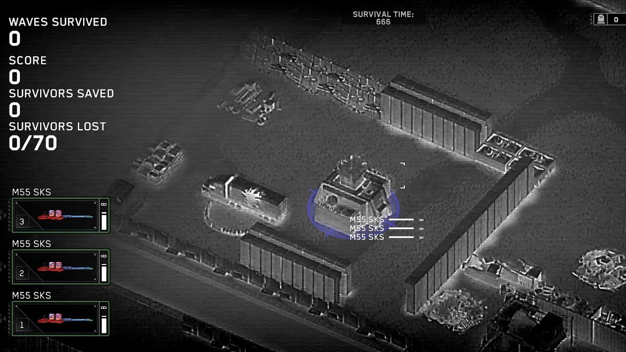 Zombie Gunship Survival : MineField(SKS, SKS, SKS)