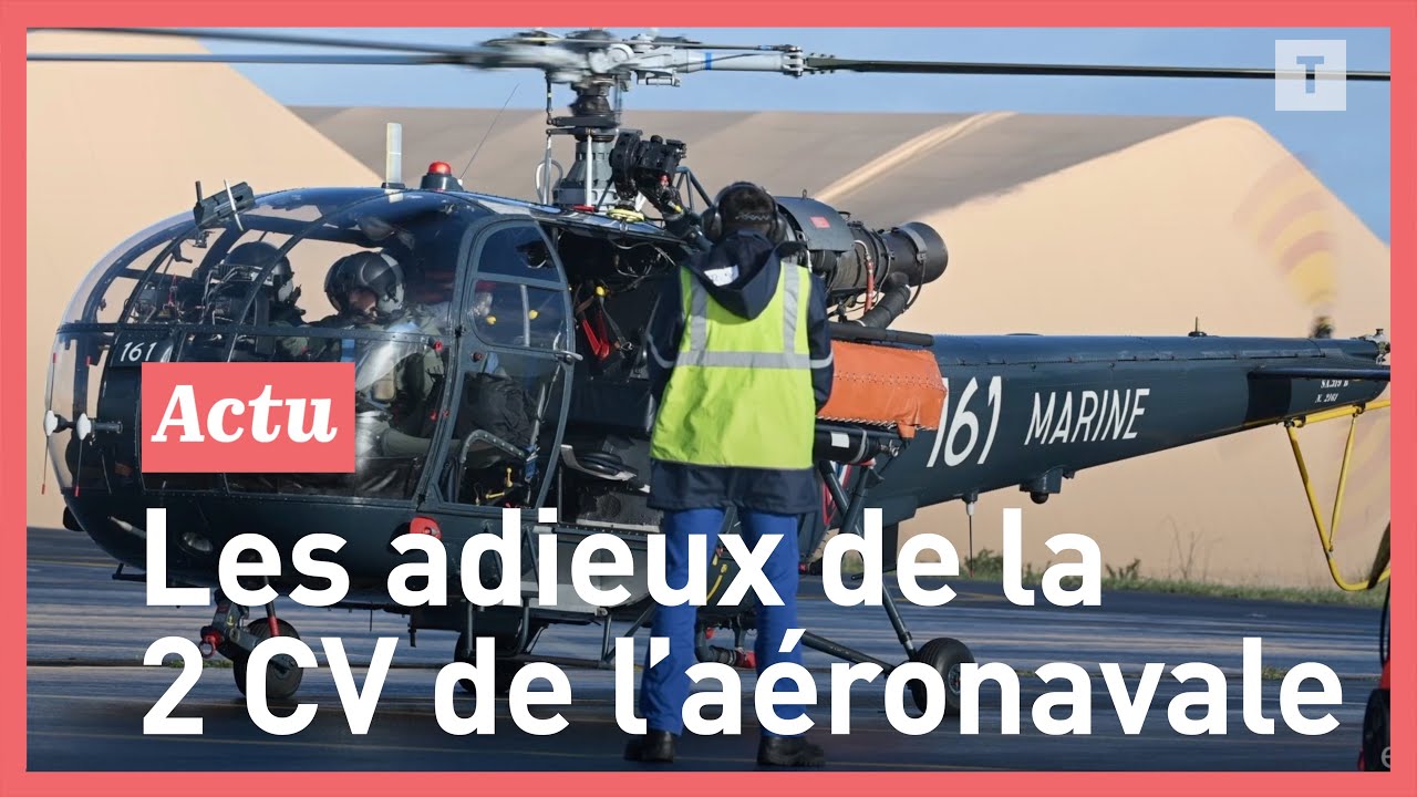 Marine nationale les adieux de l’Alouette 3 YouTube