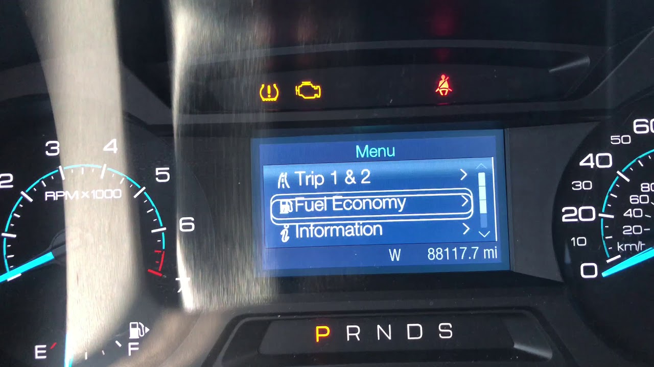 OIL LIFE RESET FORD FLEX YouTube