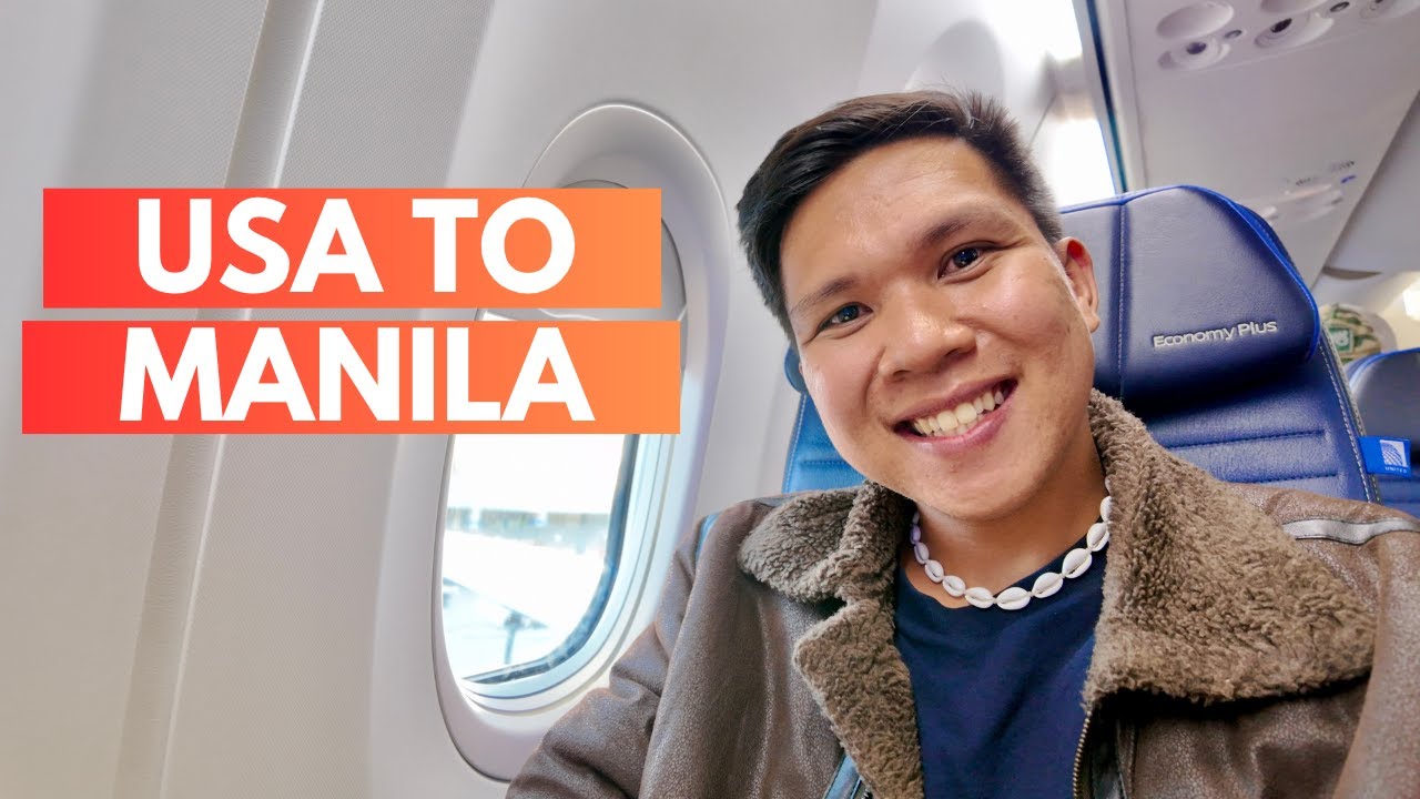 Traveling from USA to Manila | United Airlines First Timer