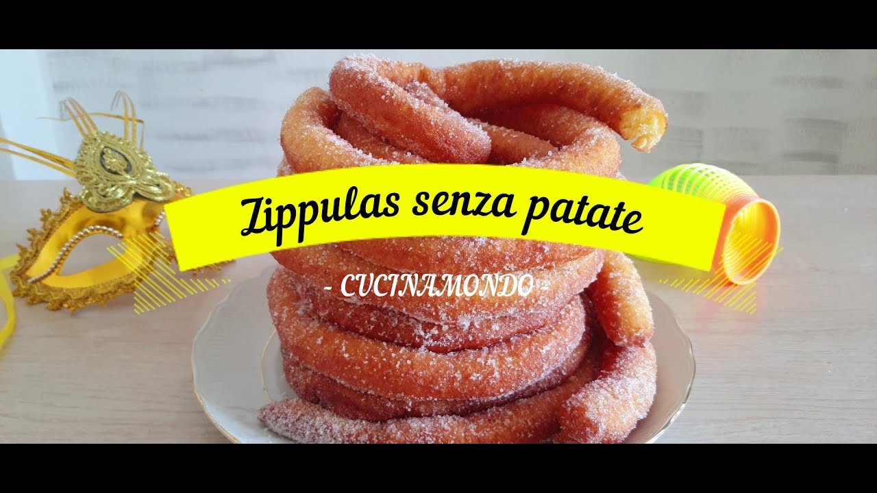Zippulas senza patate-Dolce di Carnevale in sardegna