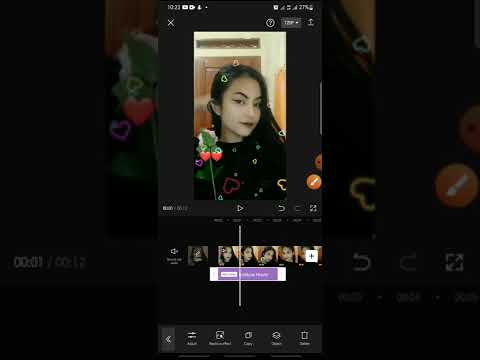 Rainbow Hearts Effect On CapCut Apps