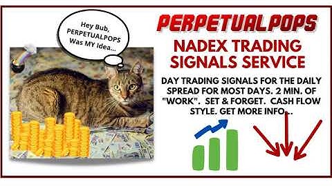 So Easy to Trade,  Your Cat Could Do It - PERPETUALPOPS NADEX Signals