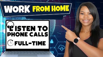 #WorkFromHome & Listen to Phone Calls | No Talking Call QA Work From Home Jobs